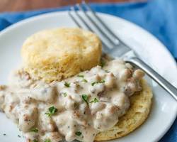 ビスケットとグレービー