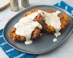 Steak de poulet frit