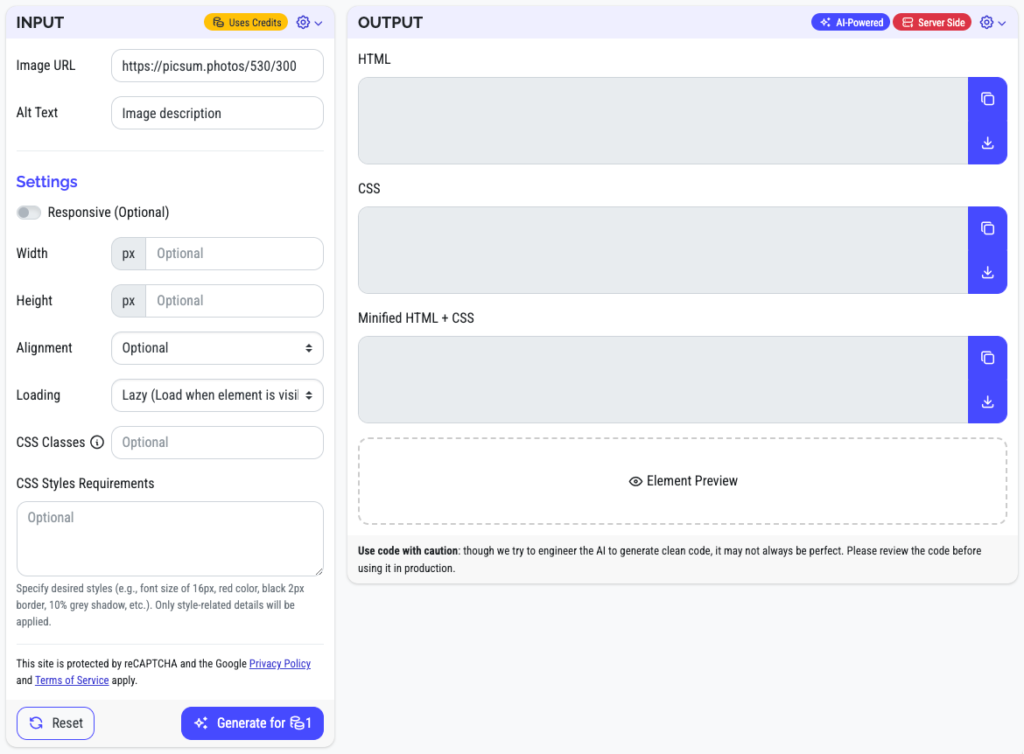 Boostez votre flux de travail de développement Web : outils en ligne essentiels pour les développeurs 3 Générateur HTML