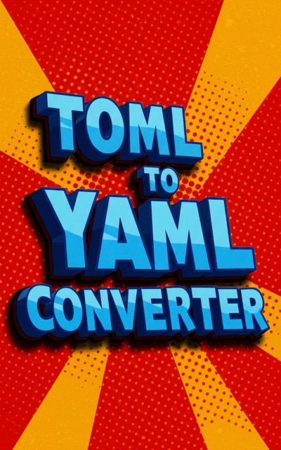 Конвертер TOML в YAML