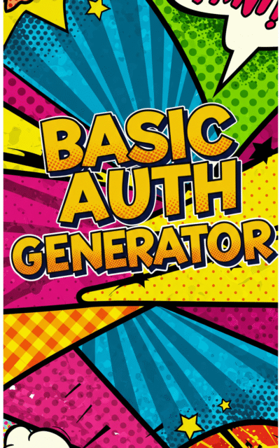 Basic Auth Generator