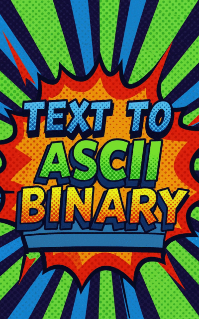 نص إلى ASCII Binary